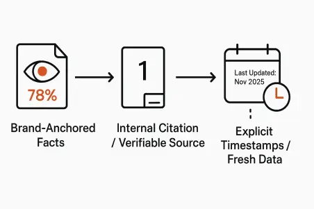 The 3-Layer Model of AI Ranking: Visibility, Credibility, Context